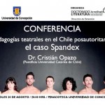 Imagen CONFERENCIA: Pedagogías teatrales en el Chile posautoritario: El caso Spandex