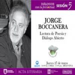Imagen El poeta argentino Jorge Boccanera participará en la quinta sesión de Diálogos con la poesía actual
